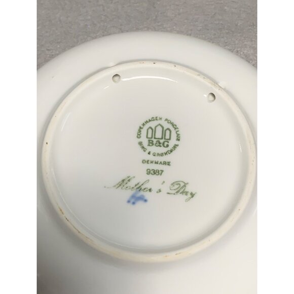 B&G Copenhagen Porcelain Sheep Mothers Day Plate 1987 6" - Picture 10 of 12